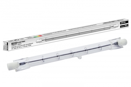 TDM ELECTRIC SQ0341-0002 Лампа галогенная линейная ЛГ-300 Вт-R7s-118 мм TDM